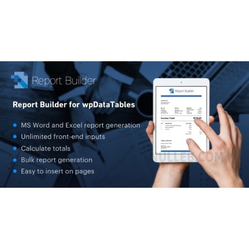 Report Builder add-on for wpDataTables – Generate Word DOCX and Excel XLSX documents