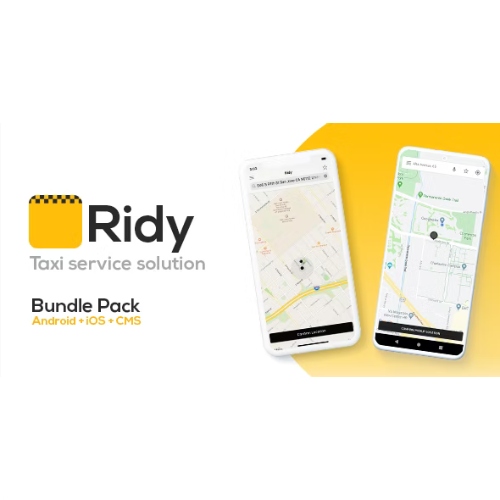 Ridy – Taxi Application Android + Dashboard