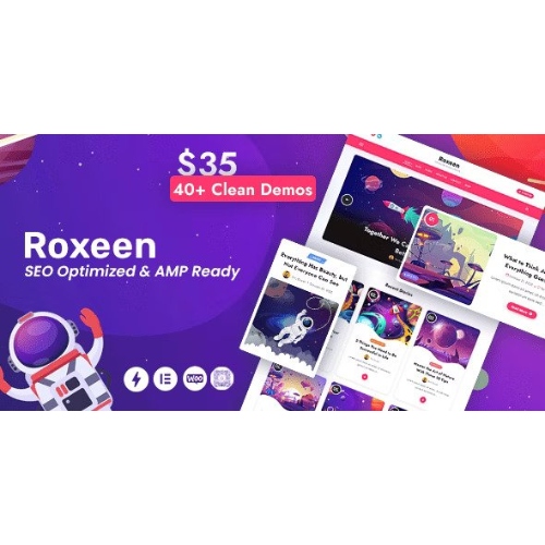 Roxeen | Personal Lightweight WordPress Theme