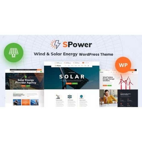 SPower – Wind & Solar Energy WordPress Theme