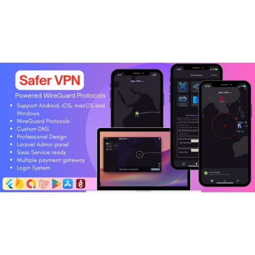 Safer VPN: Cross-Platform WireGuard Flutter