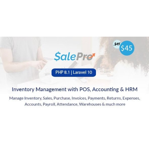 SalePro POS, Inventory Management System, HRM & Accounting