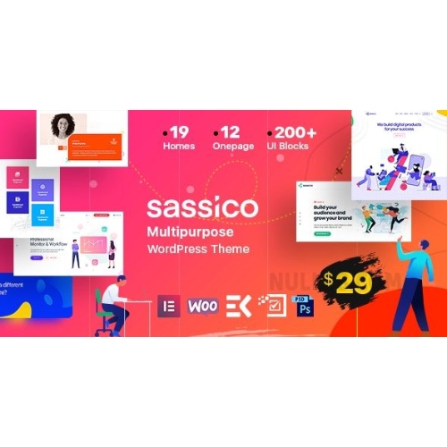 Sassico – Saas Startup Multipurpose WordPress Theme