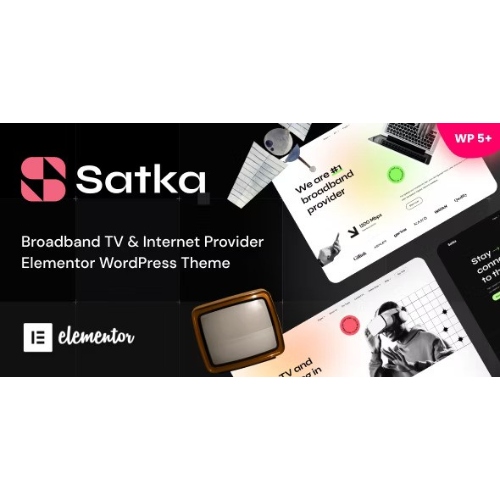 Satka – Satellite TV & Internet Provider WordPress Theme