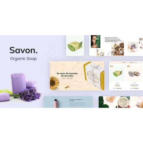 Savon – Handmade Shop WordPress Theme
