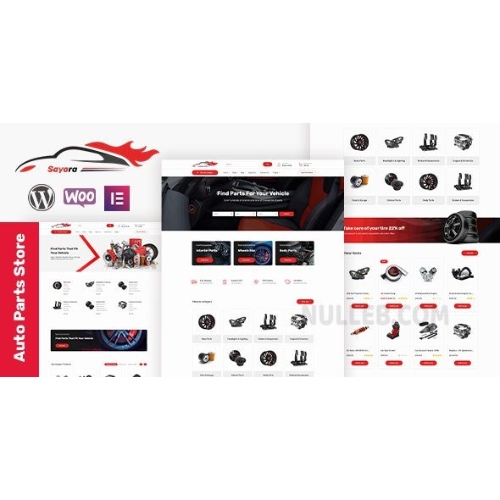 Sayara | Auto Parts Store WooCommerce WordPress Theme