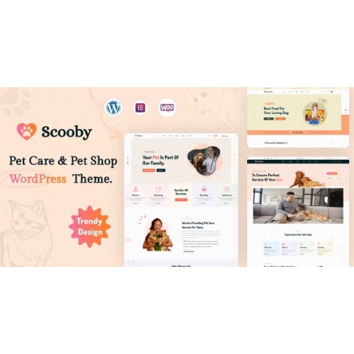 Scooby – Pet Care and Pet Shop WordPress Theme