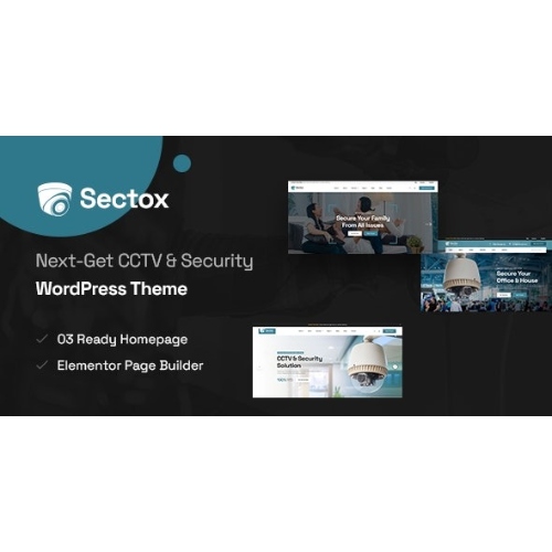 Sectox – CCTV & Security WordPress Theme