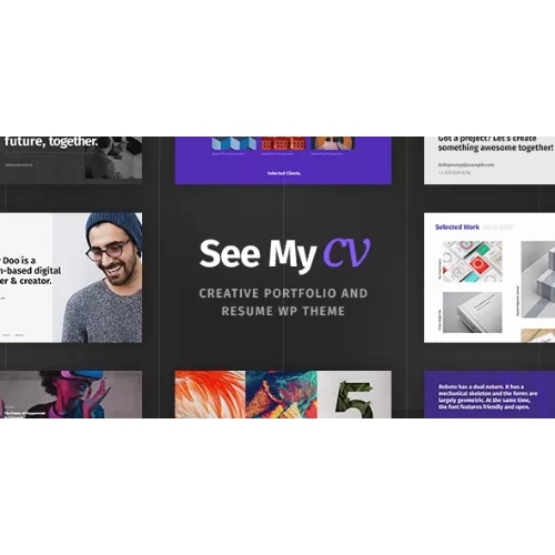 See My CV – Resume & vCard WordPress Theme