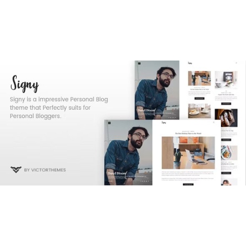 Signy – A Personal Blog WordPress Theme
