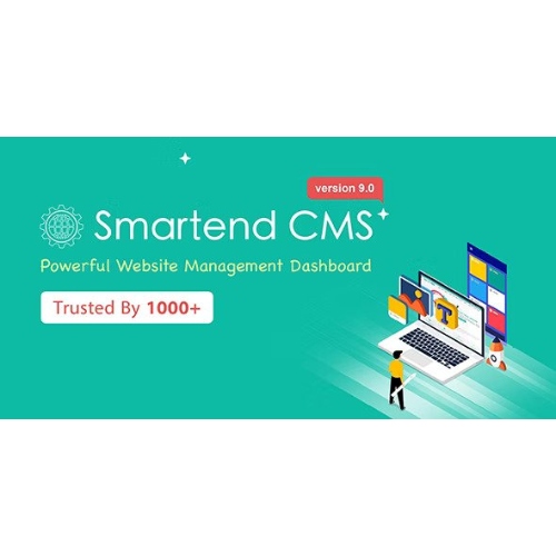 SmartEnd CMS – Laravel Admin Dashboard with Frontend and Restful API