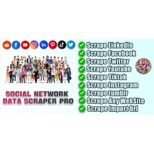 Social Network Data Scraper Pro