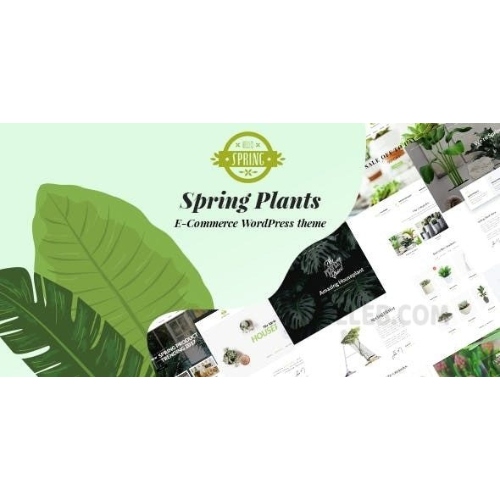 Spring Plants – Gardening & Houseplants WordPress Theme