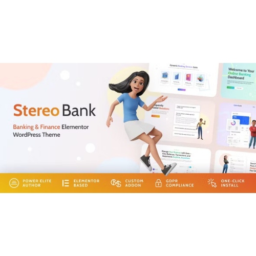 Stereo Bank – Business and Finance WordPress Theme