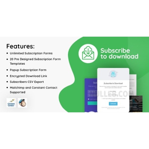 Subscribe to Download – An advanced subscription plugin for WordPress