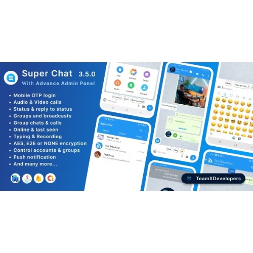 Super Chat – Android Chatting App with Group Chats and Voice/Video Calls – Whatsapp Clone