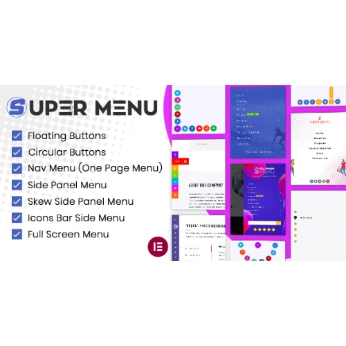 Super Floating and Fly Menu – Sticky, side, one page navigator, off-canvas menu plugin for WordPress