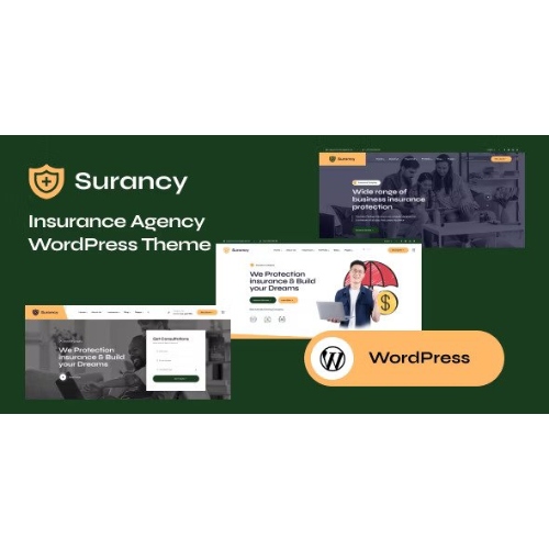 Surancy – Insurance Agency WordPress Theme