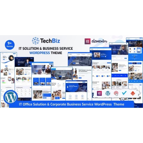 Techbiz – IT Solution & Business Consulting Service WordPress Theme