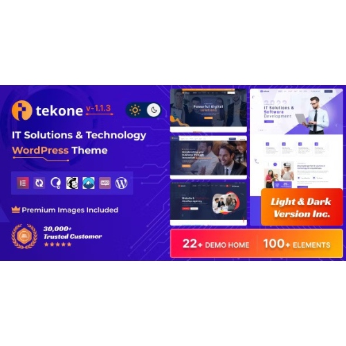 Tekone – IT Solutions & Technology WordPress Theme