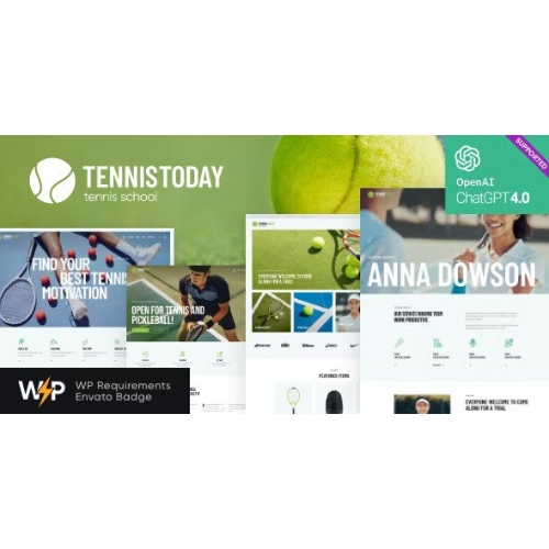 Tennis Today | Sport School & Events WordPress Theme | Education
