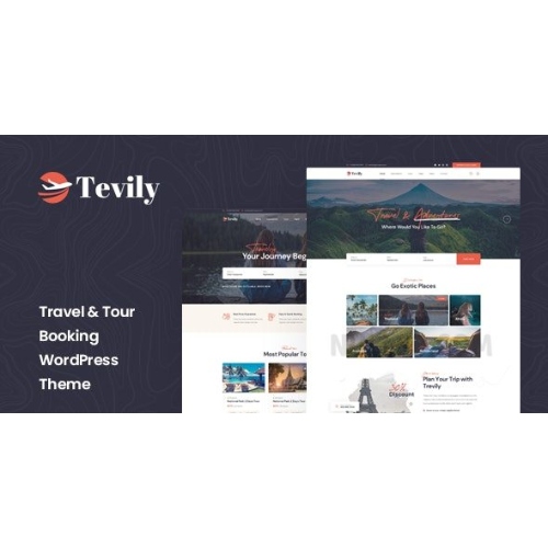 Tevily – Travel & Tour Booking WordPress Theme
