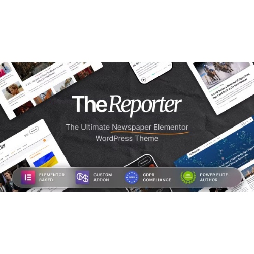 The Reporter – Newspaper Editorial WordPress Theme