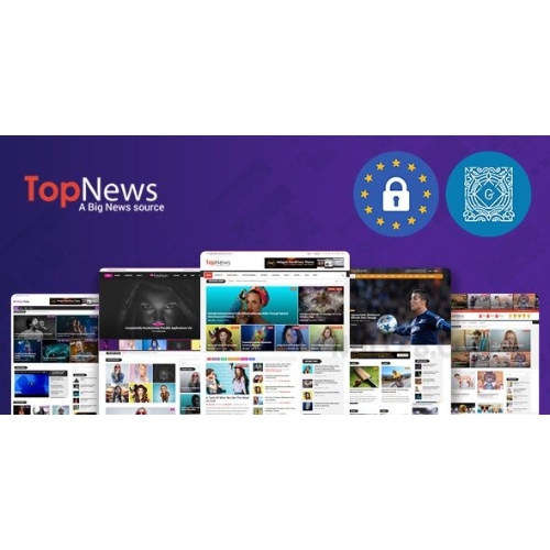 TopNews – News Magazine Newspaper Blog Viral & Buzz WordPress Theme