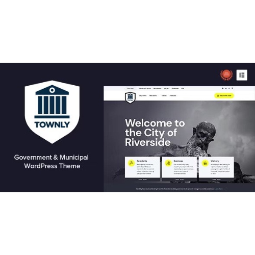 Townly – Government & Municipal WordPress Theme