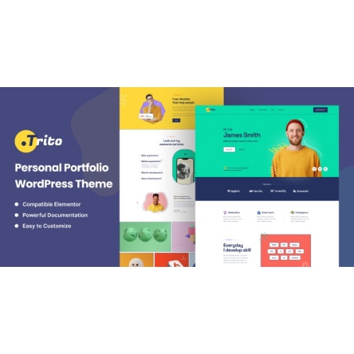 Trito – Personal Portfolio WordPress Theme