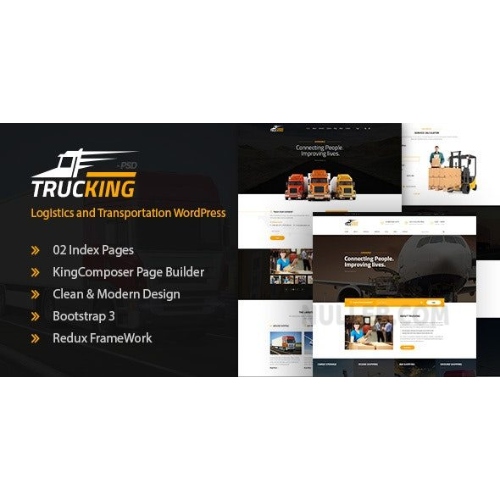 Trucking – Logistics and Transportation WordPress Theme