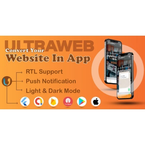 Ultra Web to App – Convert Website into App with Flutter | Web View App | Website to mobile app