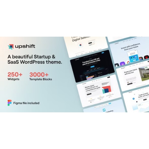 Upshift – Startup & SaaS WordPress Theme