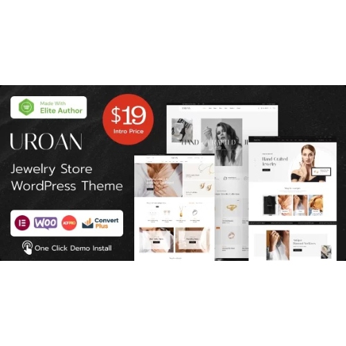Uroan – Jewelry Store WordPress Theme