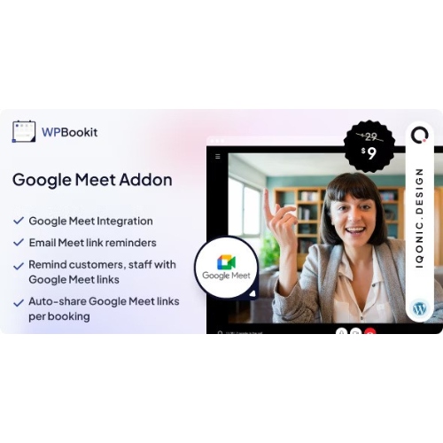 WPBookit – Google Meet (Addon)