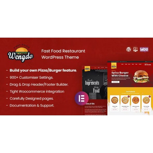Wengdo – Fastfood WordPress Theme