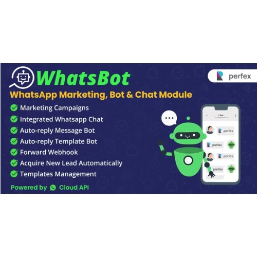 WhatsBot – WhatsApp Marketing, Bot & Chat Module for Perfex CRM