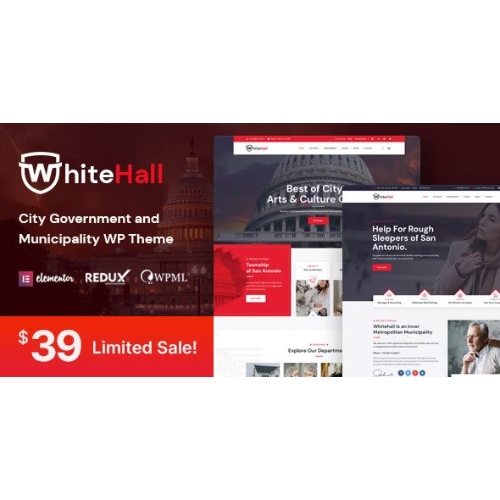 White Hall – Municipal and Government WordPress Theme