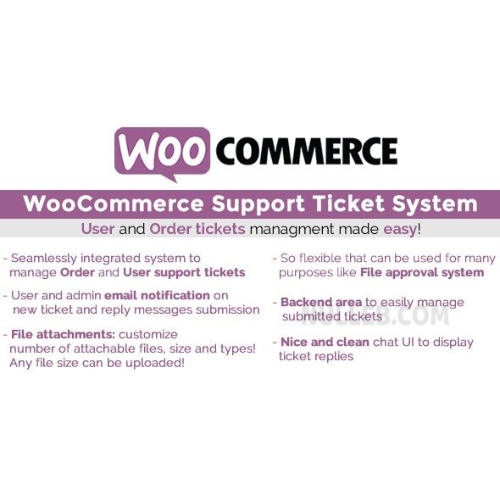 WooCommerce Support Ticket System