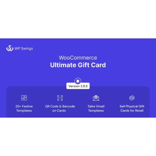 WooCommerce Ultimate Gift Card – Create, Sell and Manage Gift Cards with Customized Email Templates