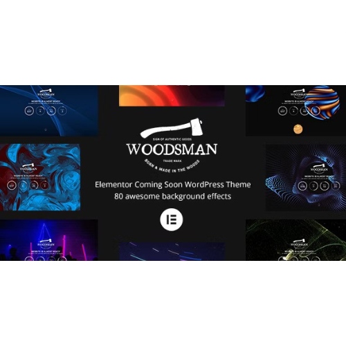 Woodsman – Elementor Coming Soon WordPress Theme