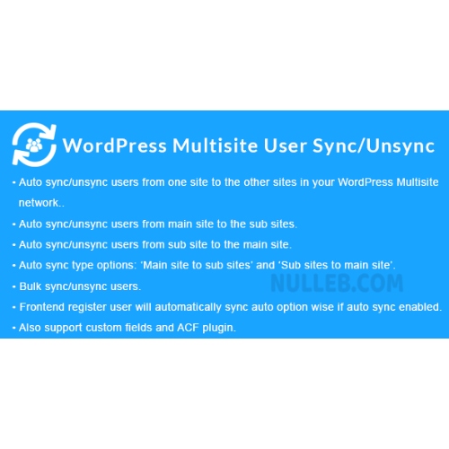 WordPress Multisite User Sync/Unsync