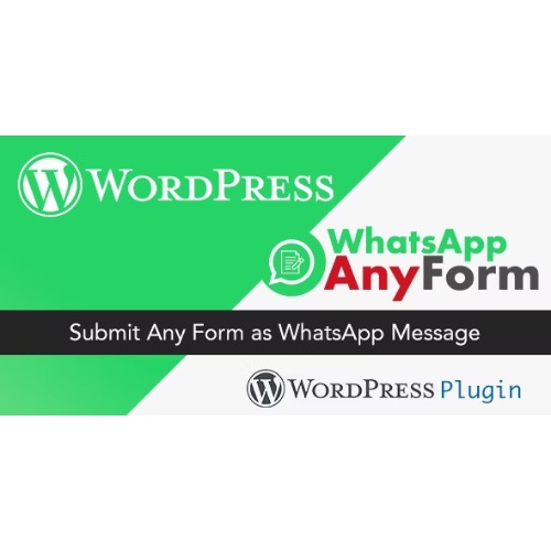 WordPress WhatsApp AnyForm Plugin – Submit Any Form as WhatsApp Message – WordPress Plugin