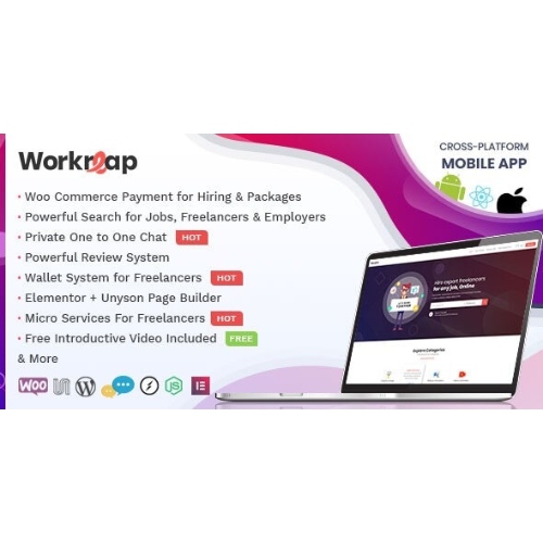 Workreap – Freelance Marketplace and Directory WordPress Theme