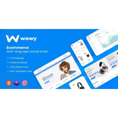 Wowy – Multi-language Laravel eCommerce Script