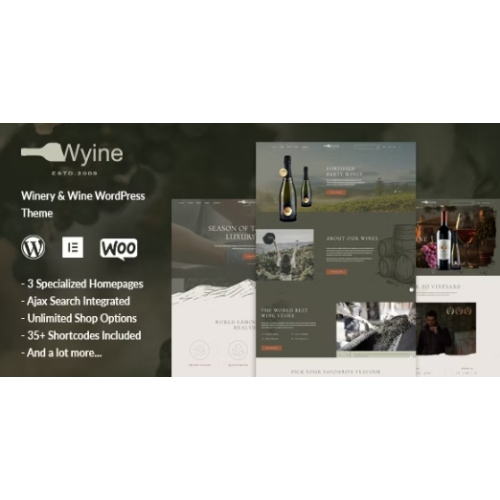 Wyine – Wine Shop Theme