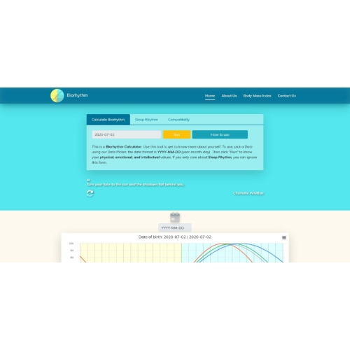Yet Another Biorhythm Calculator PHP