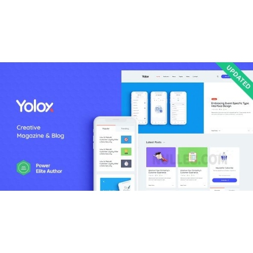 Yolox | Modern WordPress Blog Theme for Business & Startup