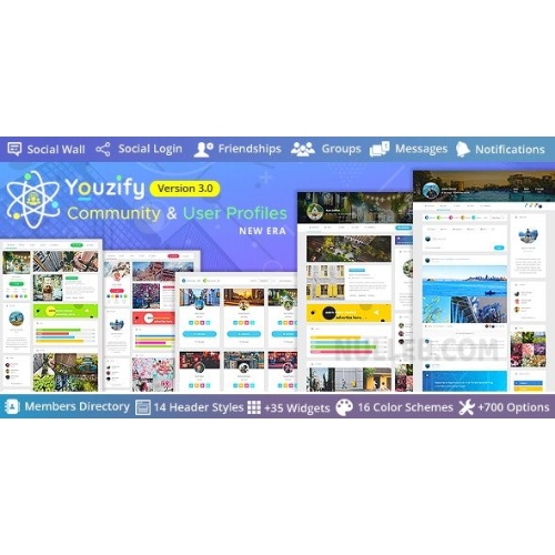 Youzify (formerly Youzer) – BuddyPress Community & WordPress User Profile Plugin