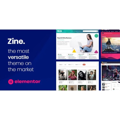 Zine – Website Builder – WordPress Elementor Theme
